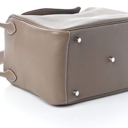 Hermes Taurillon Clemence Lindy 30 Etoupe 8 of 10