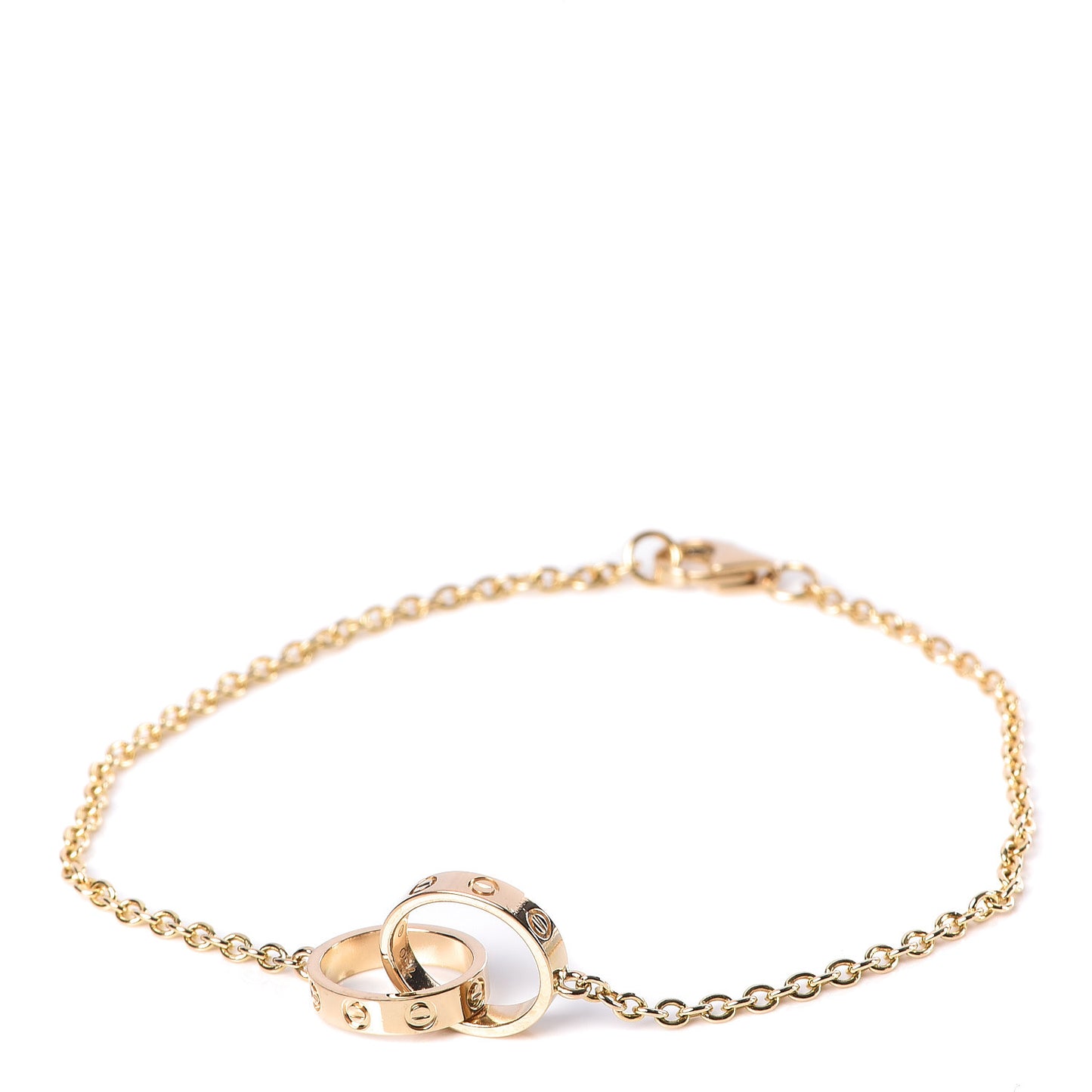 18K Yellow Gold Interlocking LOVE Bracelet