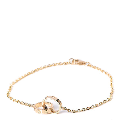 Cartier 18K Yellow Gold Interlocking LOVE Bracelet 1 of 8