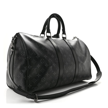 Louis Vuitton Monogram Eclipse Keepall Bandouliere 45 2 of 8