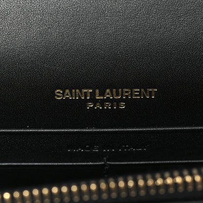 Saint Laurent Smooth Calfskin Medium Classic Monogram Kate Tassel Satchel Black 6 of 8