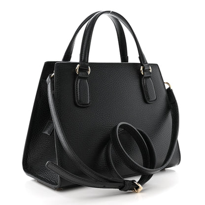 Gucci Dollar Calfskin Medium Soho Top Handle Satchel Black 3 of 11