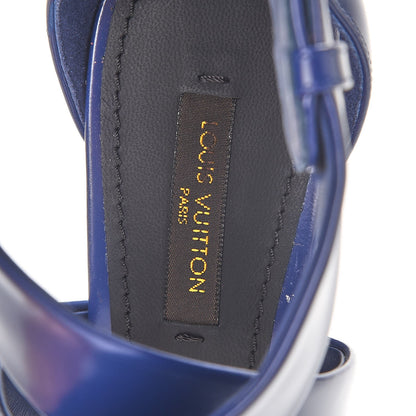 Louis Vuitton Calfskin Westbound Sandal 36.5 Blue Nuit 7 of 9