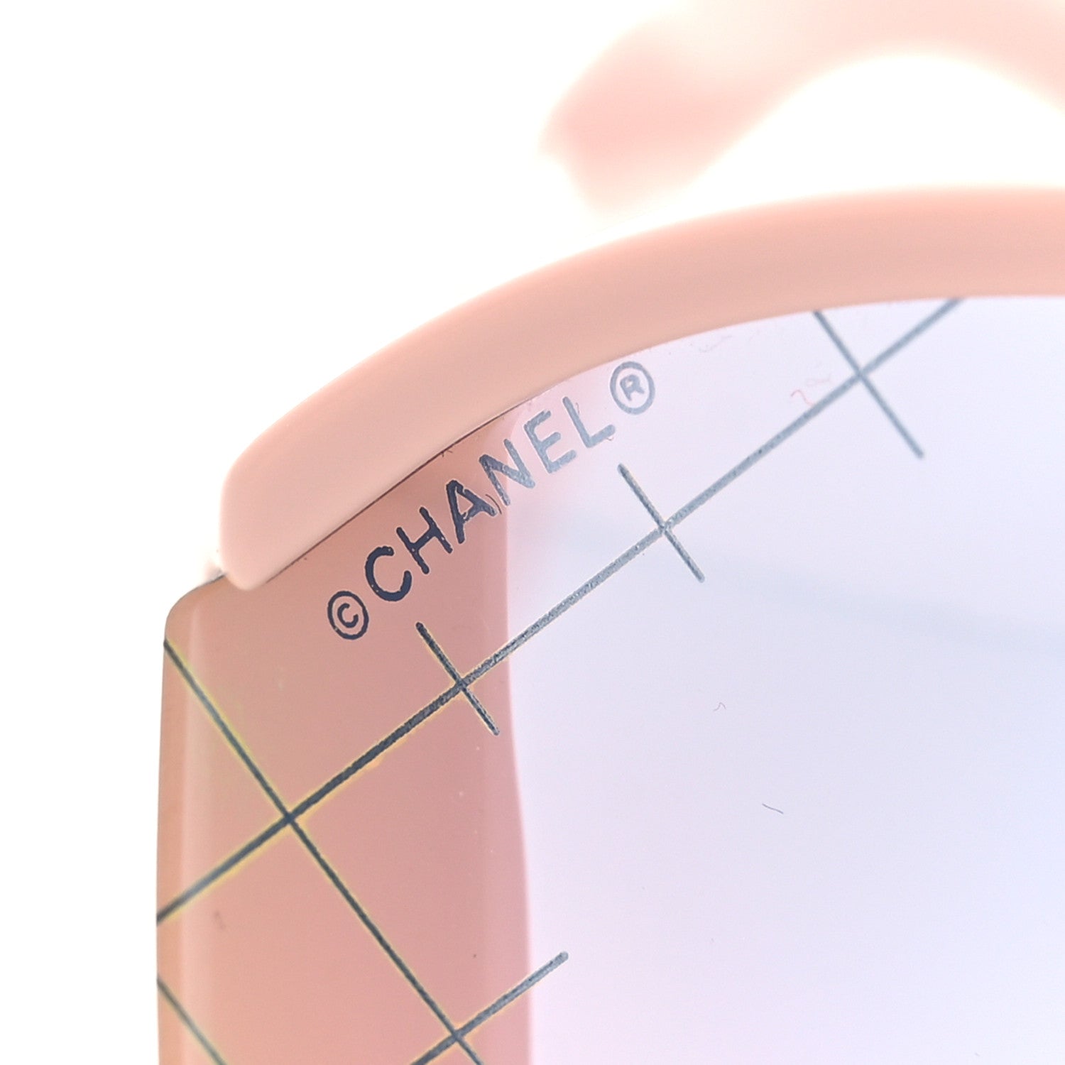 Chanel Acetate Shield Sunglasses 71476 Pink 6 of 7
