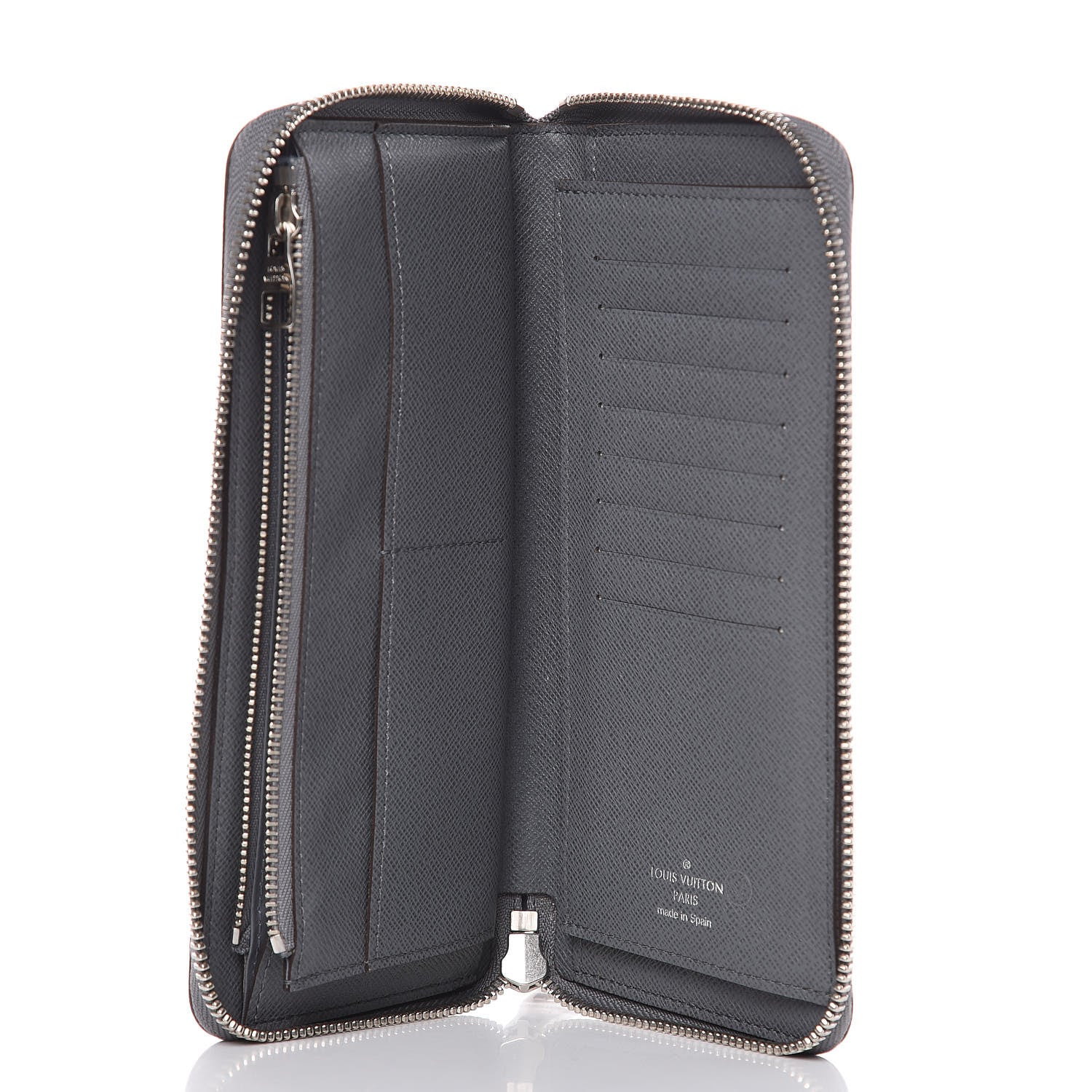 Louis Vuitton Taiga Vertical Zippy Wallet Glacier 5 of 8