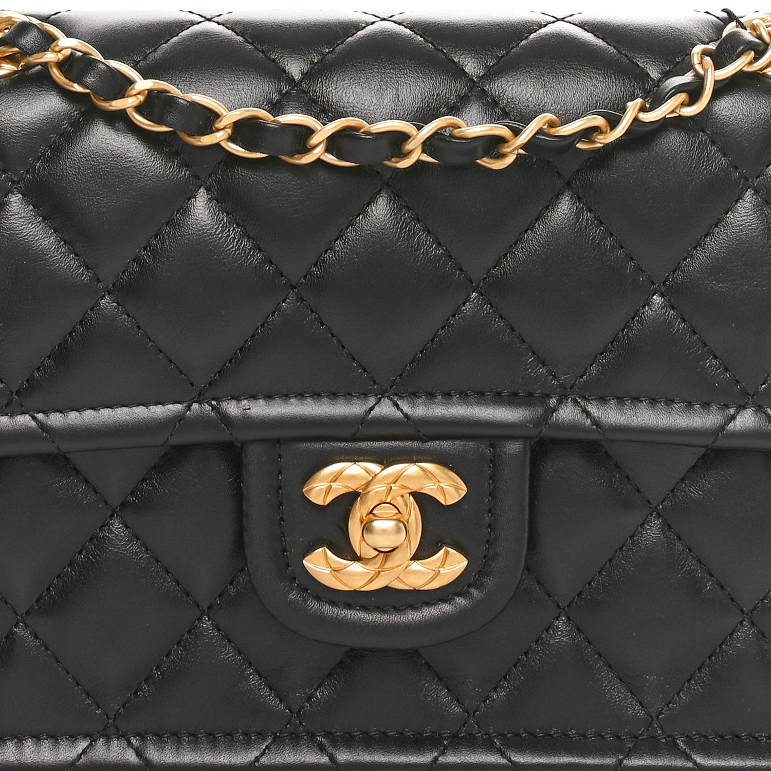 Chanel Calfskin Quilted Sweet Crush Flap Bag Black 8 of 11