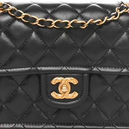 Chanel Calfskin Quilted Sweet Crush Flap Bag Black 8 of 11