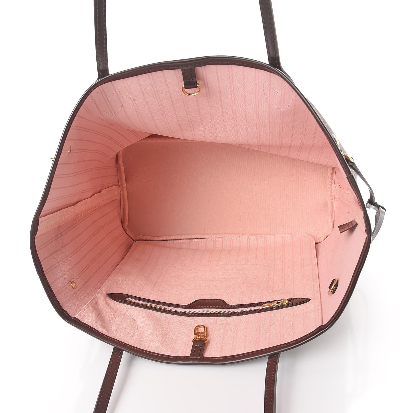 Damier Ebene Neo Neverfull MM Rose Ballerine