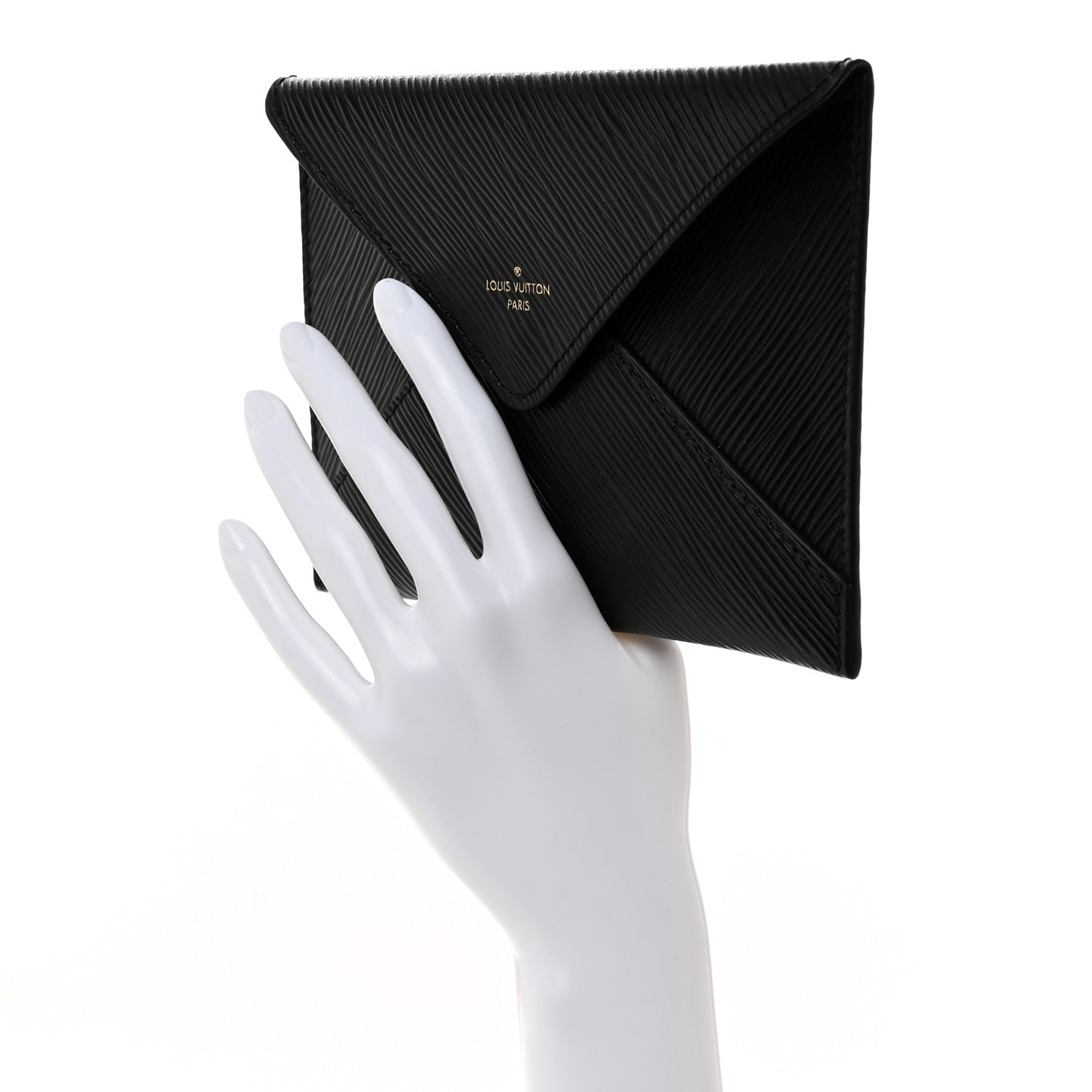 Louis Vuitton Epi Envelope Pouch Black 2 of 6