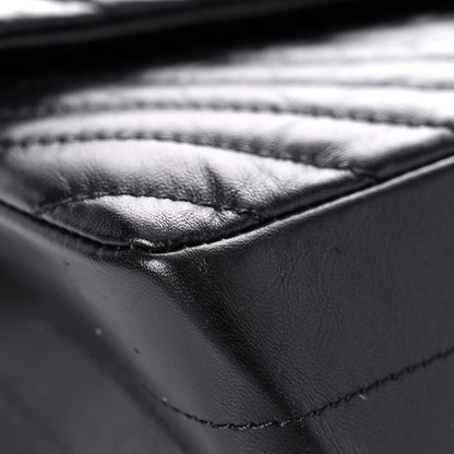 Chanel Aged Calfskin Chevron Quilted 2.55 Reissue 226 So Black 8 of 13
