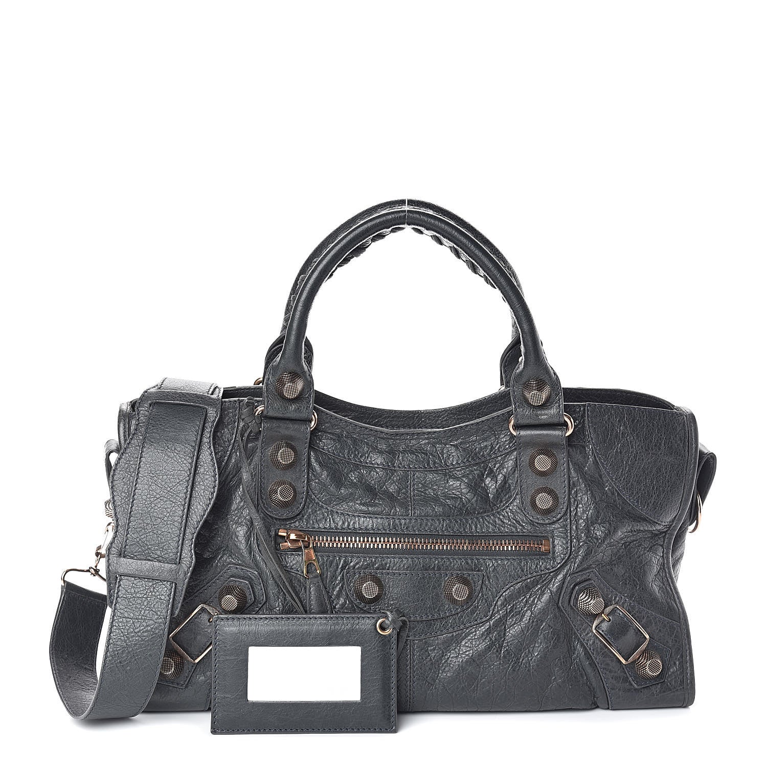 Balenciaga Agneau Giant 21 Rose Gold Hardware Part Time Anthracite 1 of 9