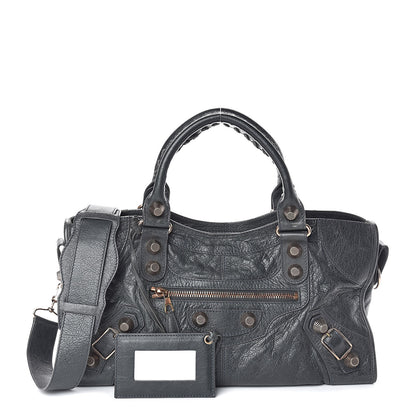 Balenciaga Agneau Giant 21 Rose Gold Hardware Part Time Anthracite 1 of 9