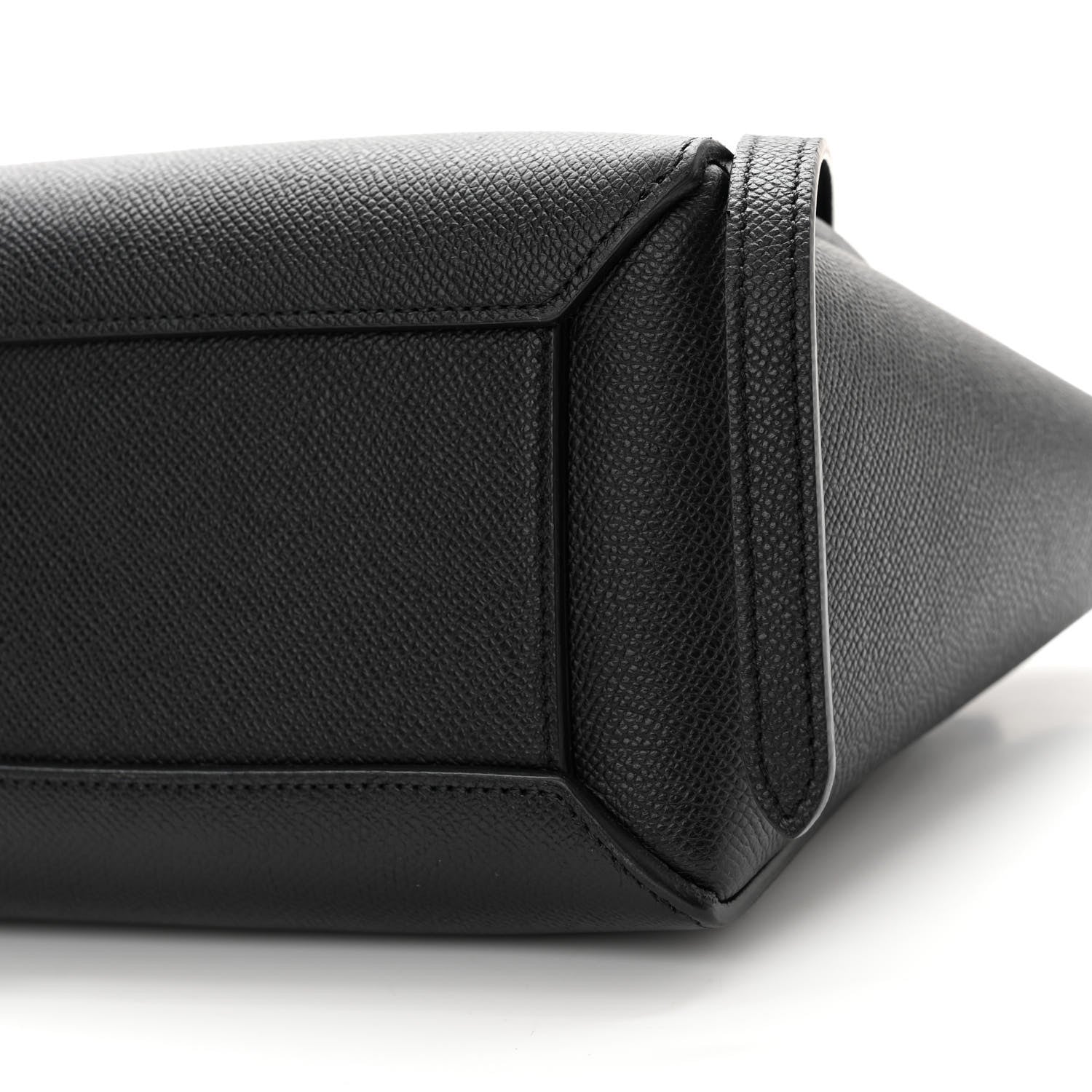 Celine Grained Calfskin Nano Belt Bag Black 9 of 14
