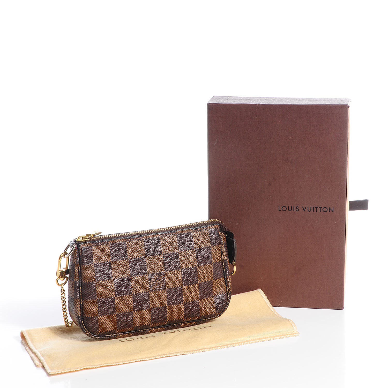 Louis Vuitton Damier Ebene Mini Pochette Accessories 5 of 7