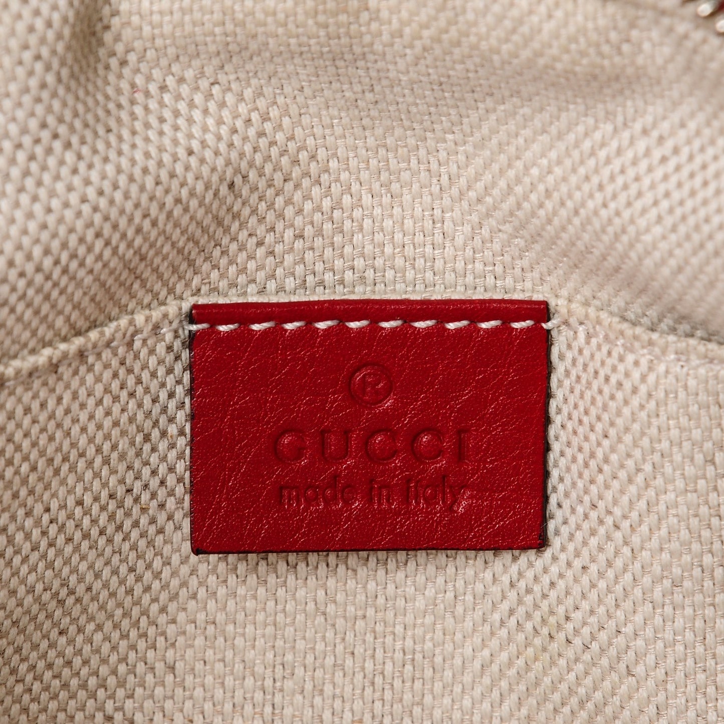 Pebbled Calfskin Small Soho Disco Bag Tabasco Red