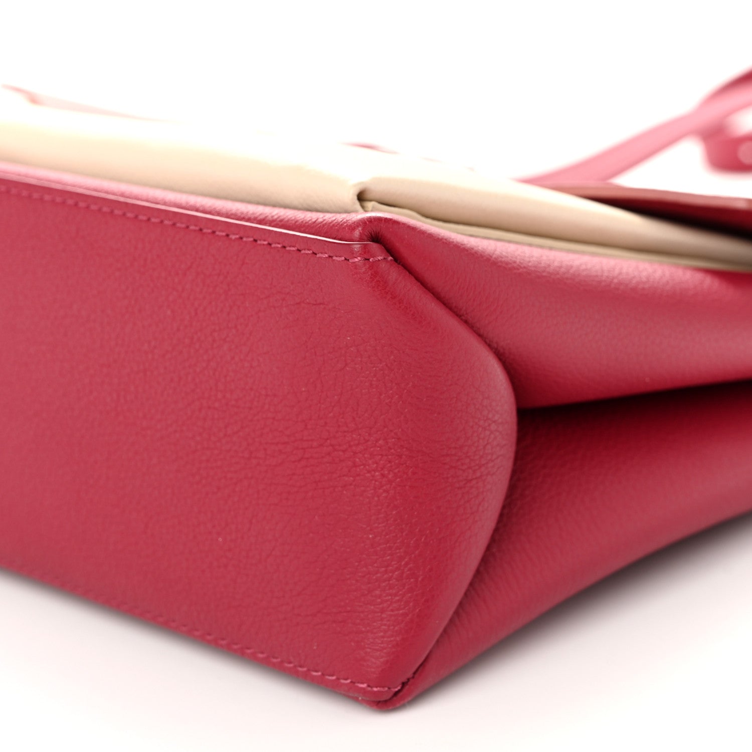 Louis Vuitton Soft Calfskin My Lockme Top Handle Rose Boudoir Lie De Vin Creme 10 of 10