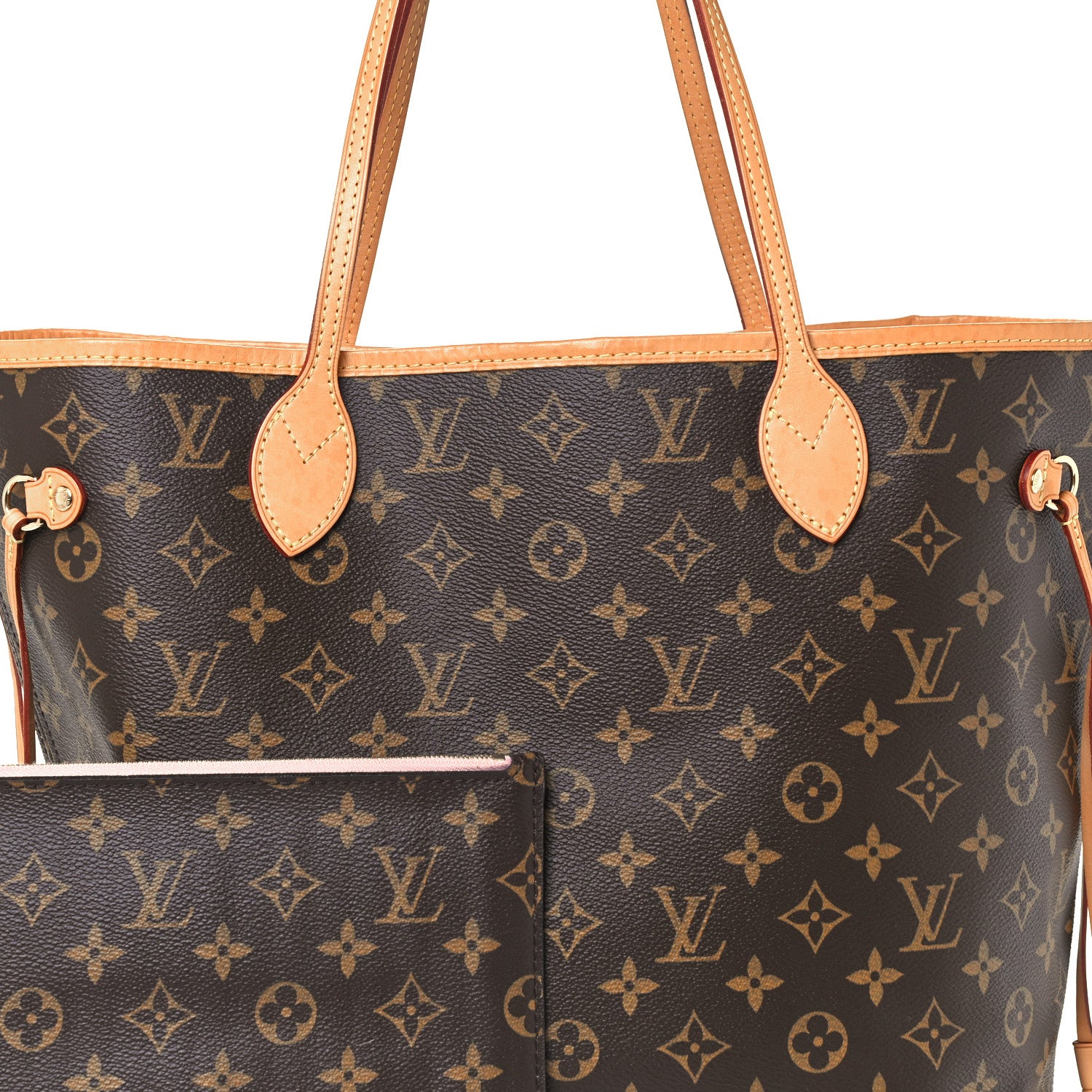 Louis Vuitton Monogram Neo Neverfull MM Rose Ballerine 9 of 11