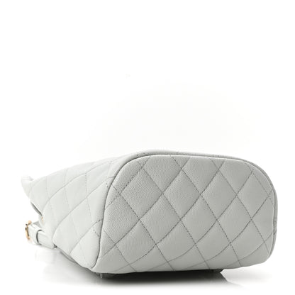 Chanel Caviar Quilted Mini Urban Spirit Backpack Light Blue 3 of 9