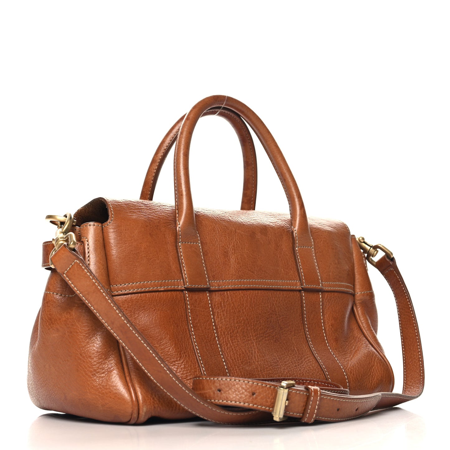 Classic Grain Small Bayswater Satchel Oak