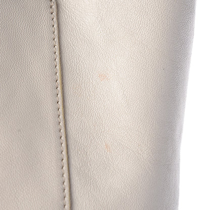 Celine Lambskin Vertical Bi-Cabas White Sun Yellow 20 of 29