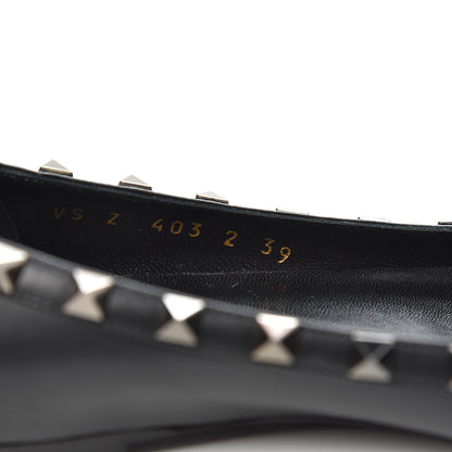 Valentino Garavani Nappa Rockstud Ballerina Flats 39 Black 8 of 9
