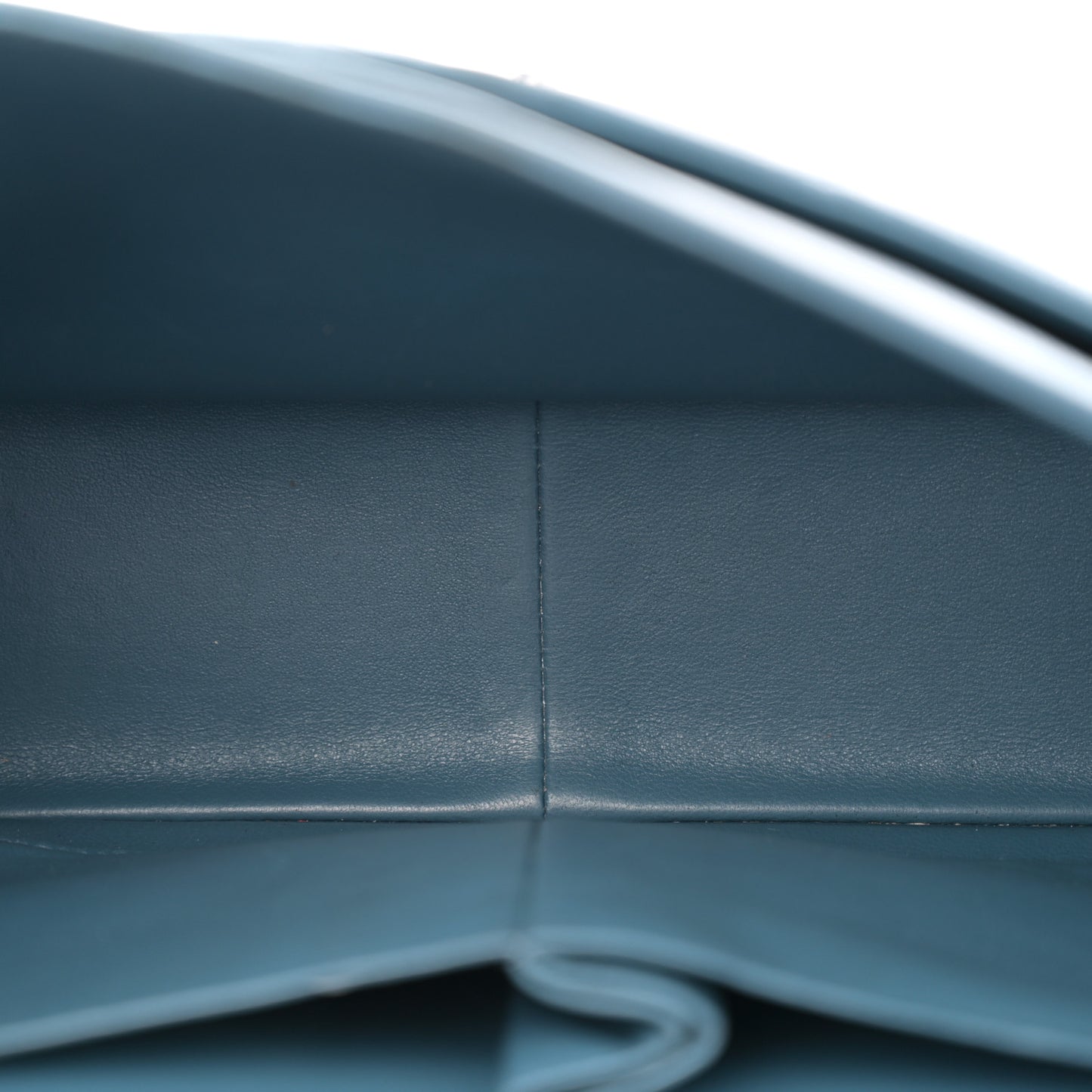 Caviar Quilted Jumbo Double Flap Blue