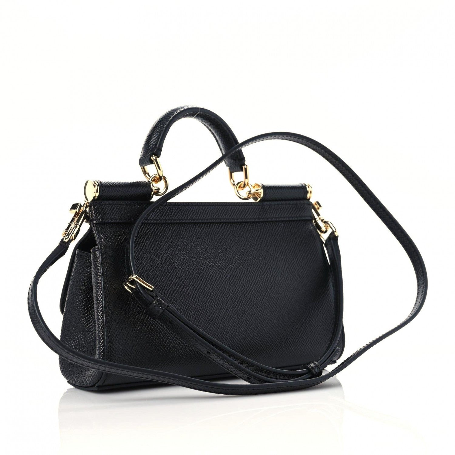Dolce & Gabbana Dauphine Small Miss Sicily Satchel Black 3 of 9