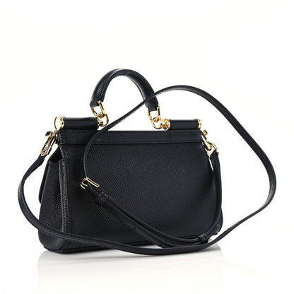 Dolce & Gabbana Dauphine Small Miss Sicily Satchel Black 3 of 9
