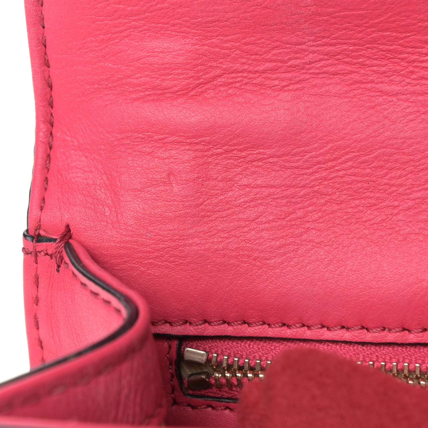 Valentino Garavani Vitello Small Glam Lock Rockstud Flap Deep Fuxia 11 of 12
