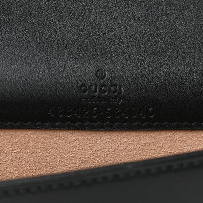 Gucci Calfskin Matelasse GG Marmont Mini Bag Black 6 of 8