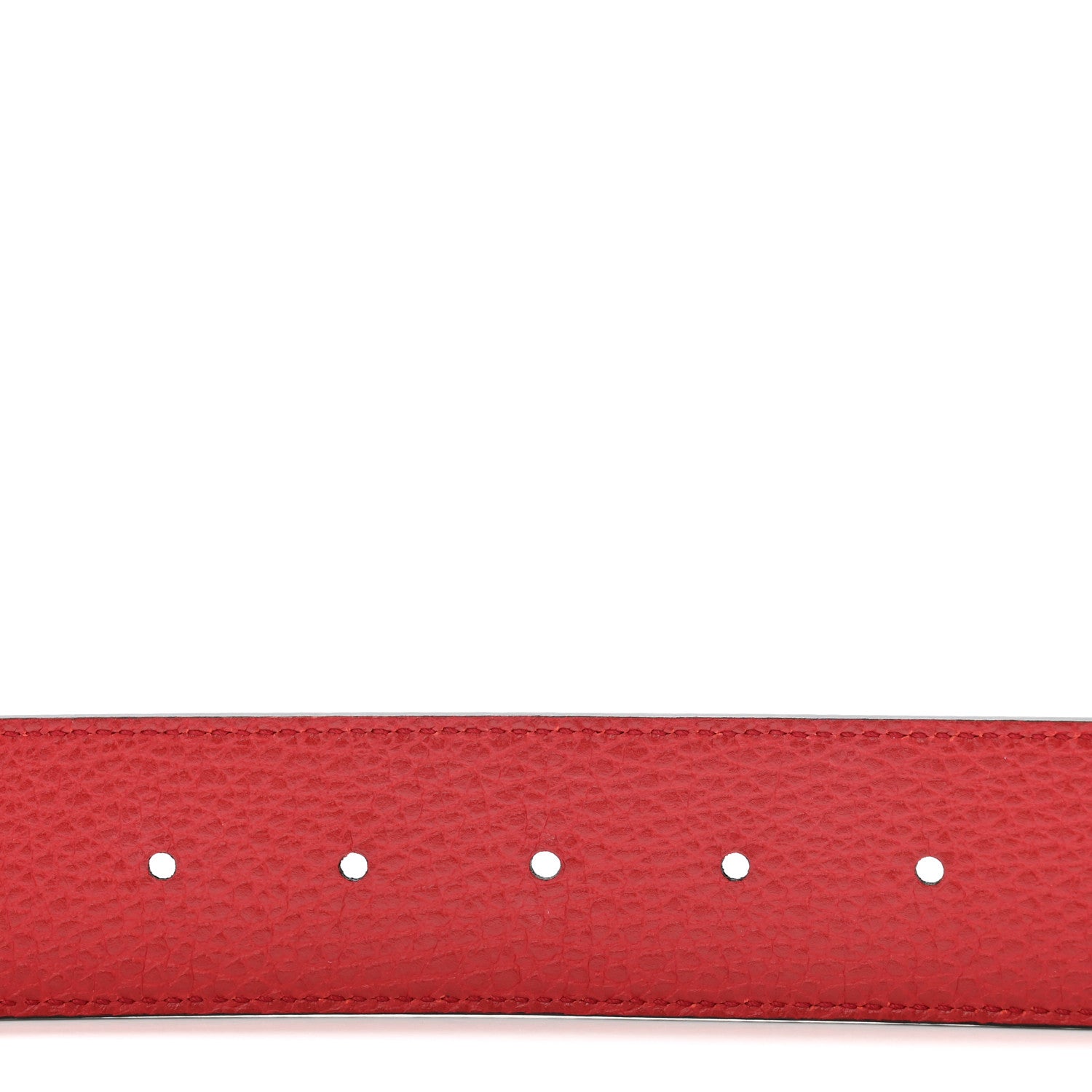 Gucci Calfskin 1973 Reversible Belt 75 30 Black Red 5 of 6