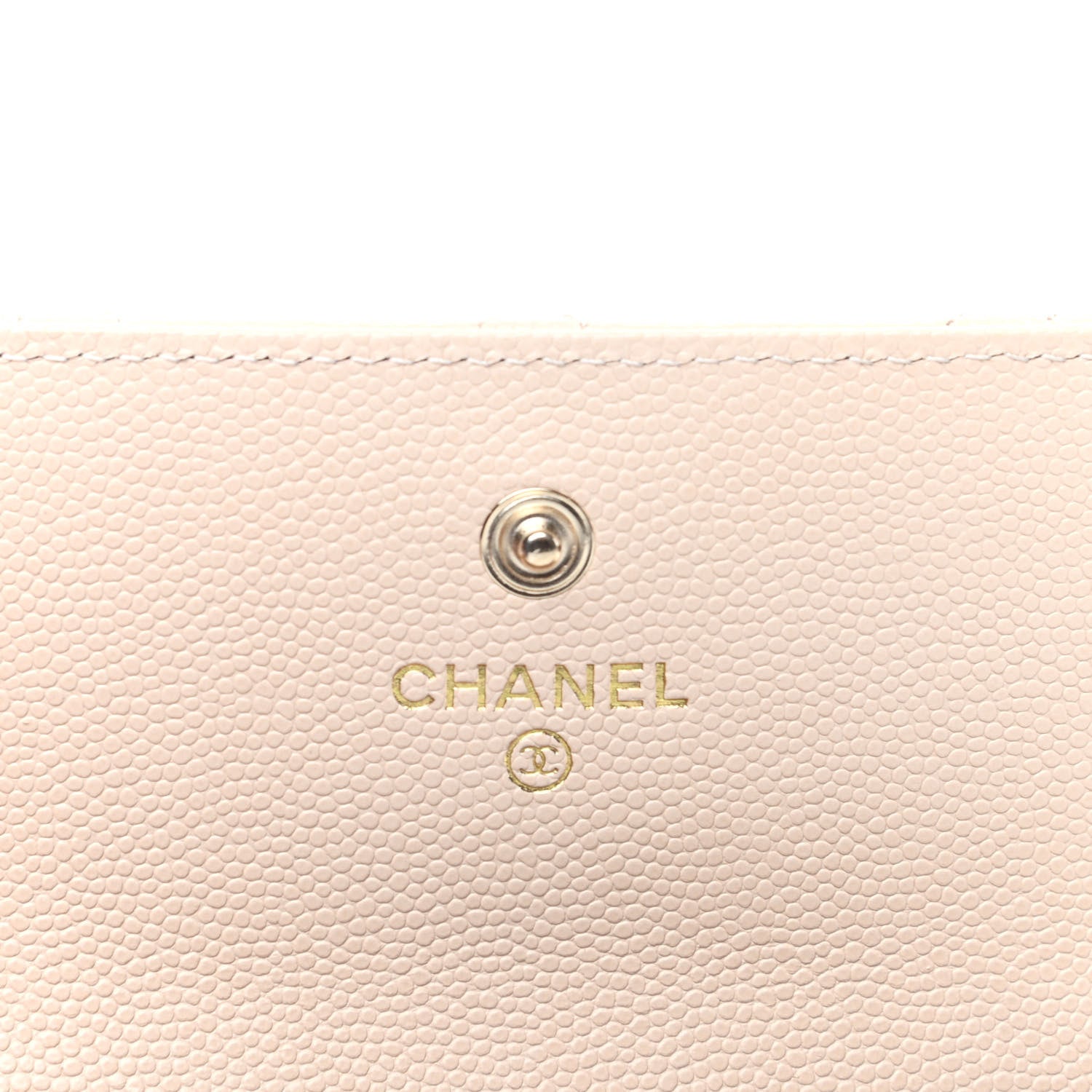 Chanel Caviar Pearl Quilted Coco Candy Flap Card Holder Beige 6 of 9