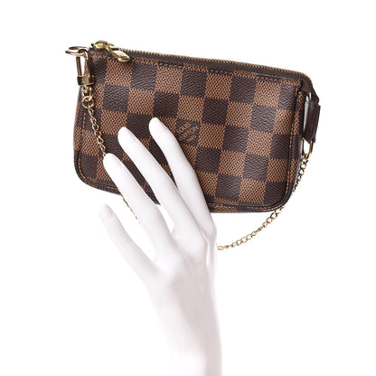 Louis Vuitton Damier Ebene Mini Pochette Accessories 2 of 8
