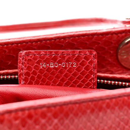 Christian Dior Snakeskin Medium Lady Dior Pink 7 of 15