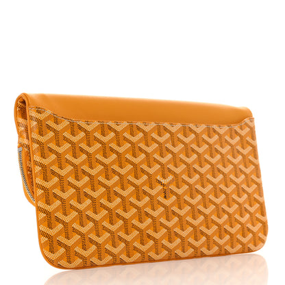 Goyard Goyardine Sainte Marie Soft Clutch Yellow 3 of 7
