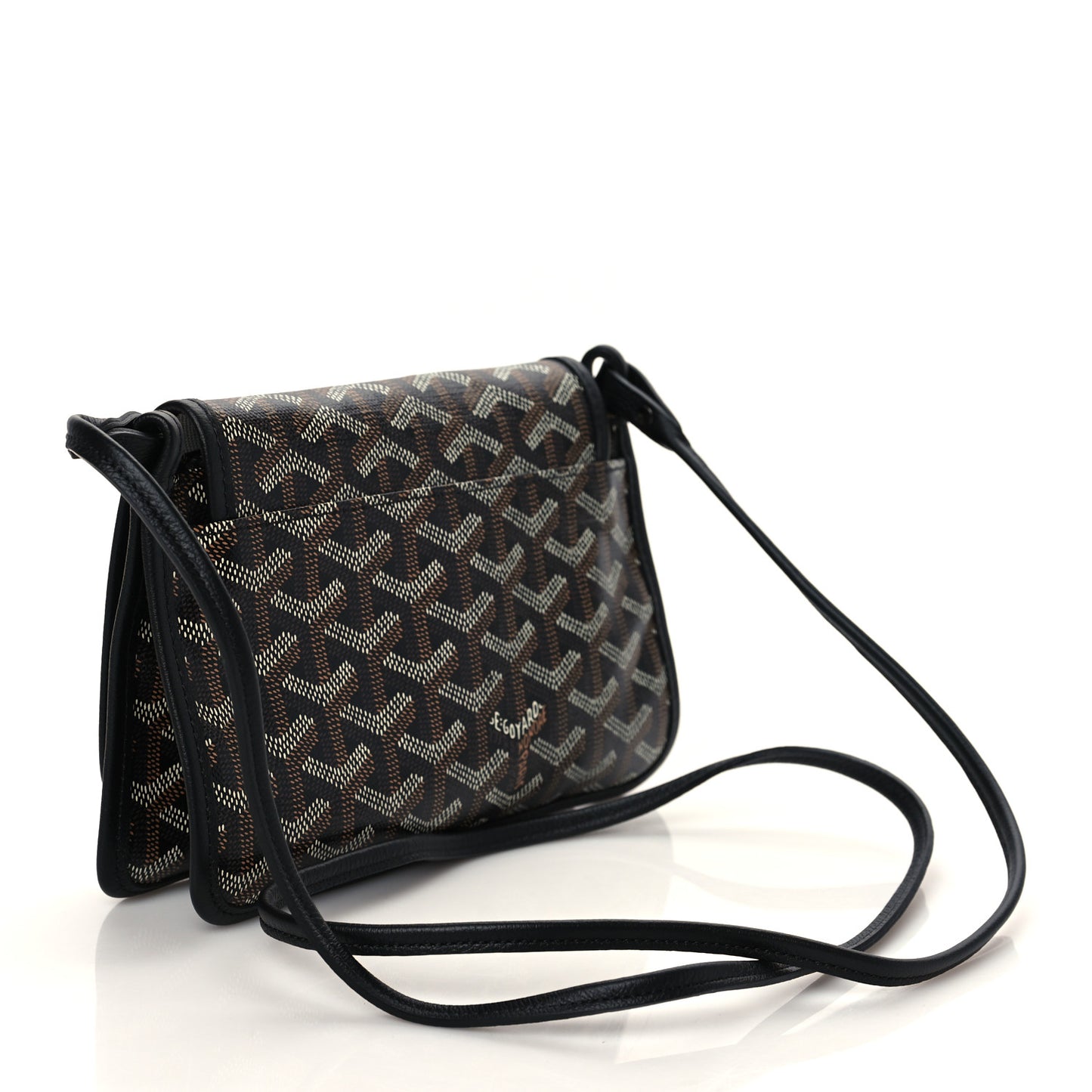 Goyardine Plumet Wallet Clutch Black