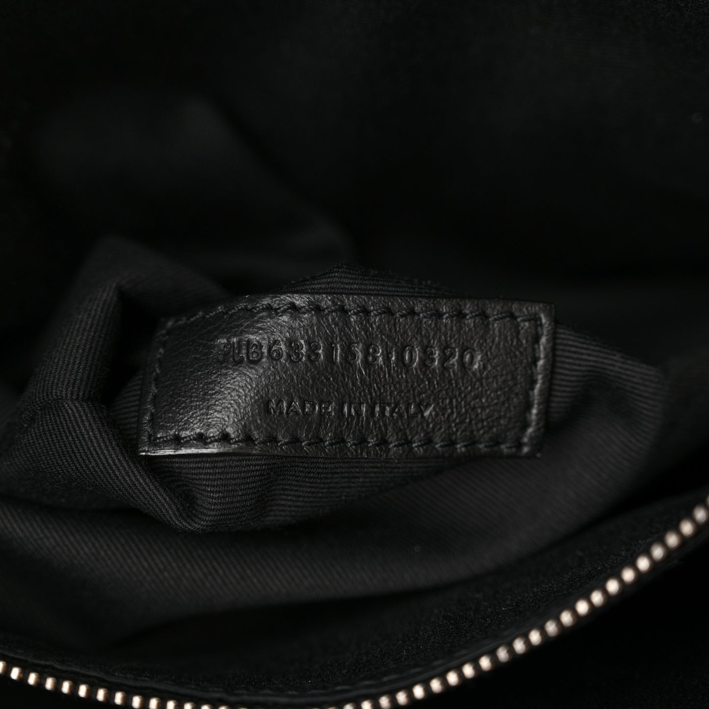 Crinkled Calfskin Matelasse Monogram Medium Niki Chain Satchel Black