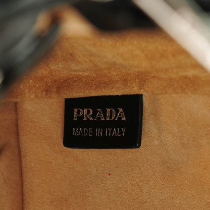 Prada Soft Calf Tote Nero Black 7 of 8