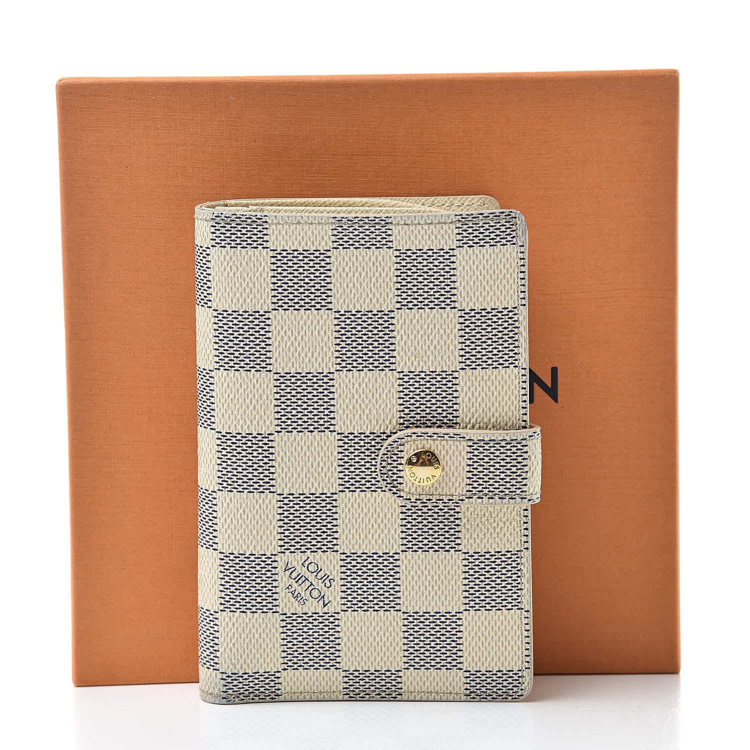 Louis Vuitton Damier Azur French Purse Wallet 13 of 13