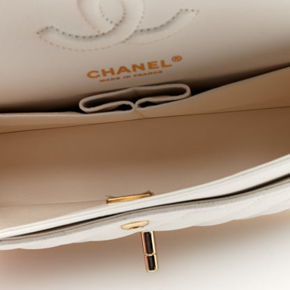 Chanel Caviar Quilted Small Double Flap White 5 of 10