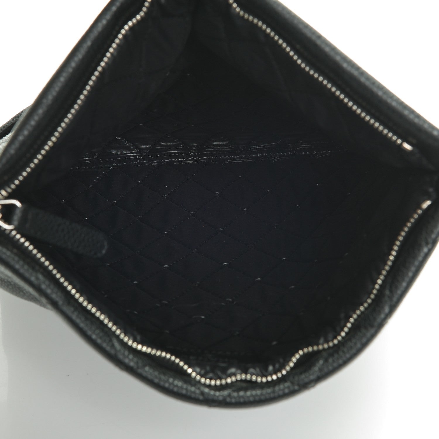 Chanel Caviar Quilted CC Beauty Clutch Black 5 of 7