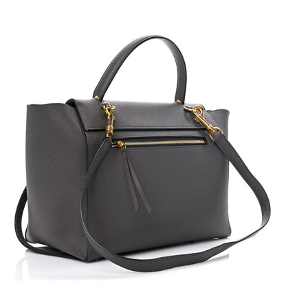 Celine Grained Calfskin Mini Belt Bag Grey 3 of 14