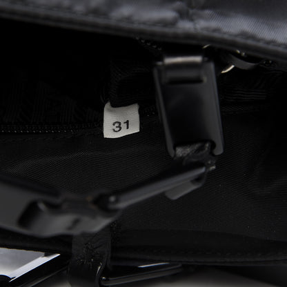 Prada Tessuto Nylon Chain Tote Black 9 of 10