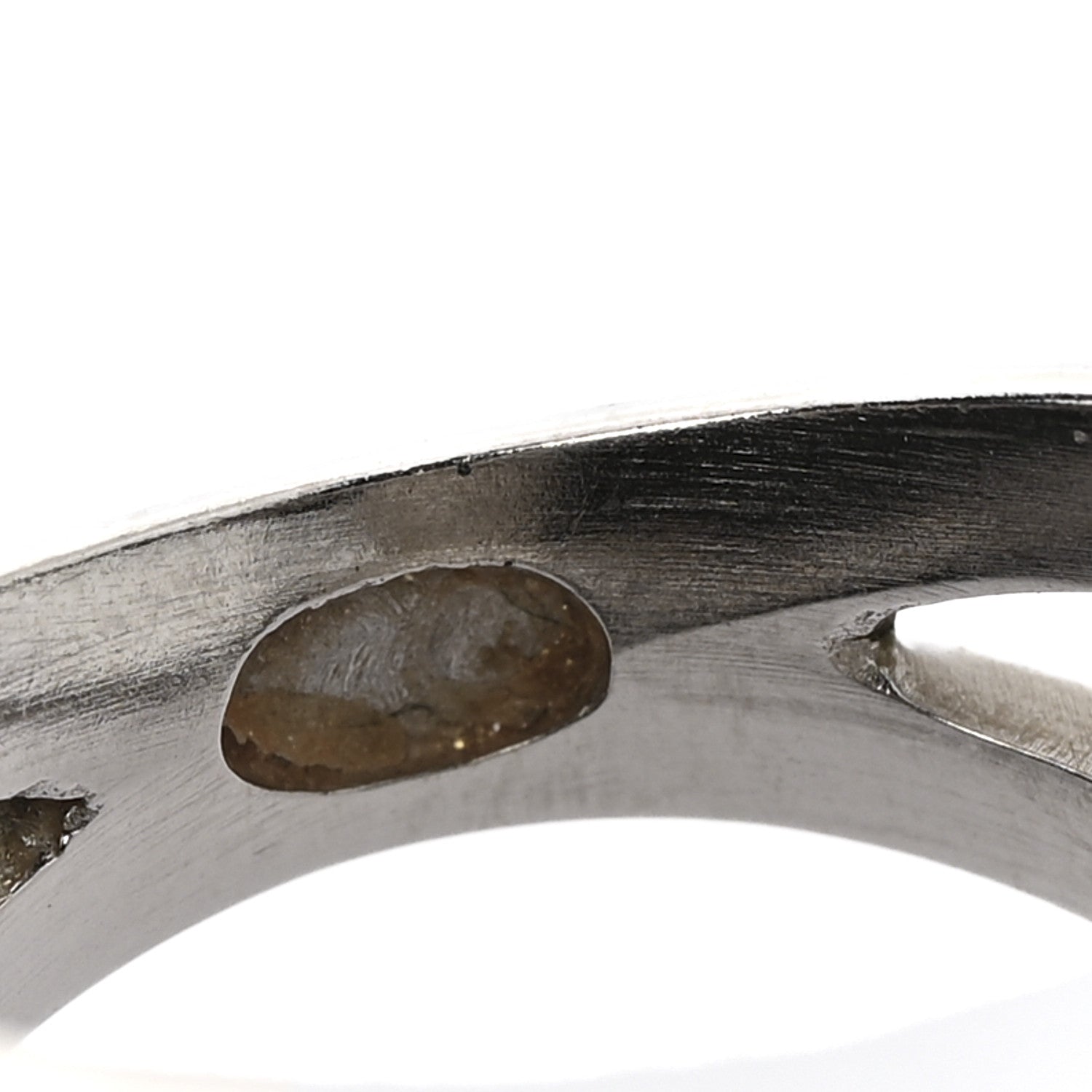 Chanel Metal Crystal Palais Garnier Ring 52 6 Silver 4 of 4