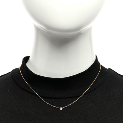 Cartier 18K Pink Gold Diamond XS D'Amour Pendant Necklace 2 of 4