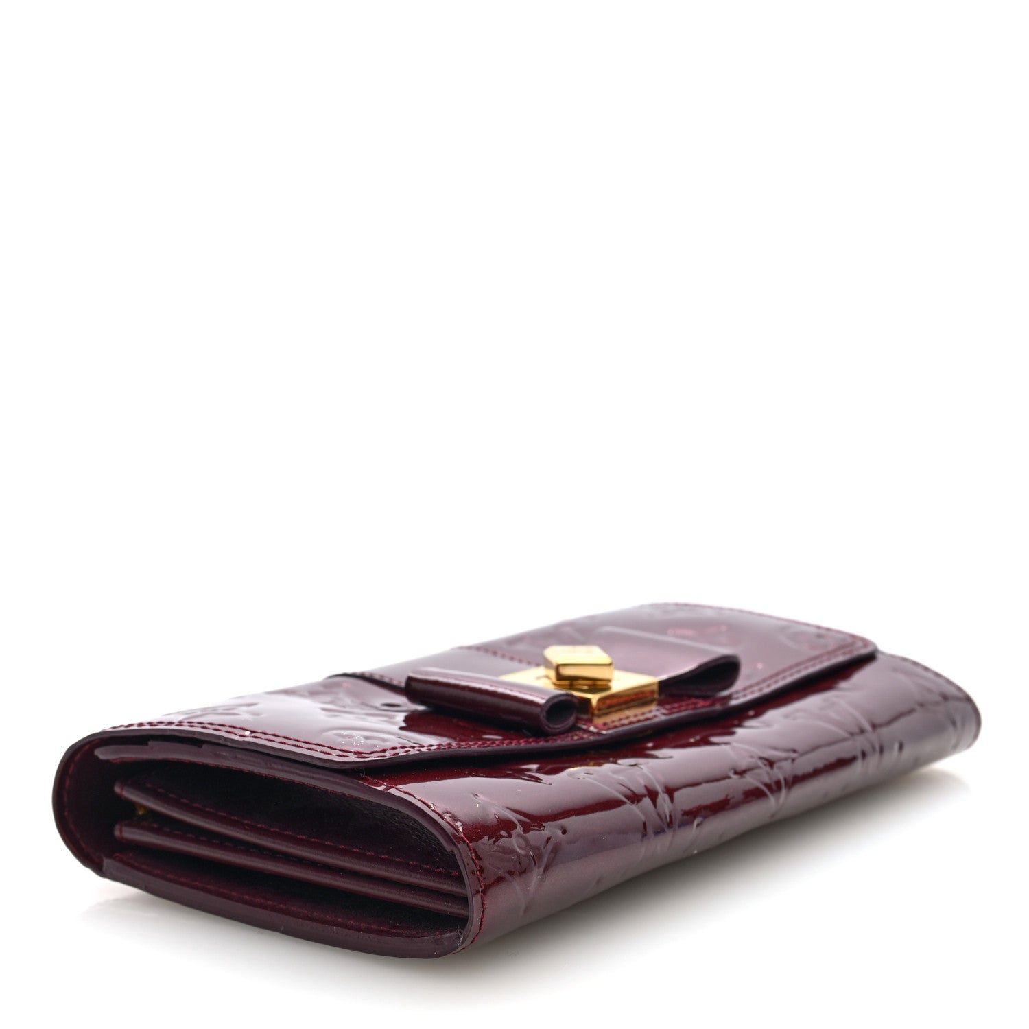 Louis Vuitton Vernis Sarah Noeud Wallet Rouge Fauviste 4 of 6