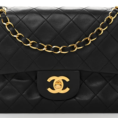 Chanel Lambskin Quilted Small Double Flap Black 9 of 16