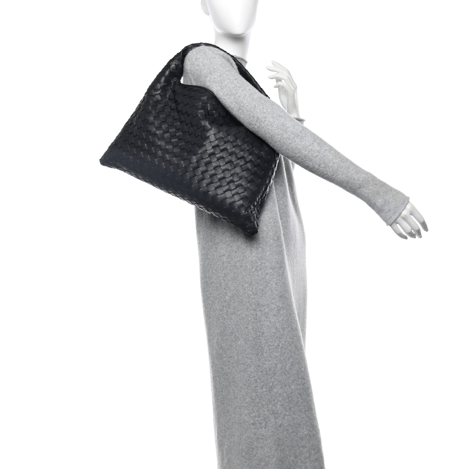 Bottega Veneta Calfskin Intrecciato Small Hop Ardoise 2 of 10