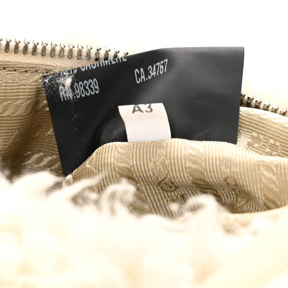 Prada Cashmere Mini Re-Edition 2000 Bag Naturale 7 of 10
