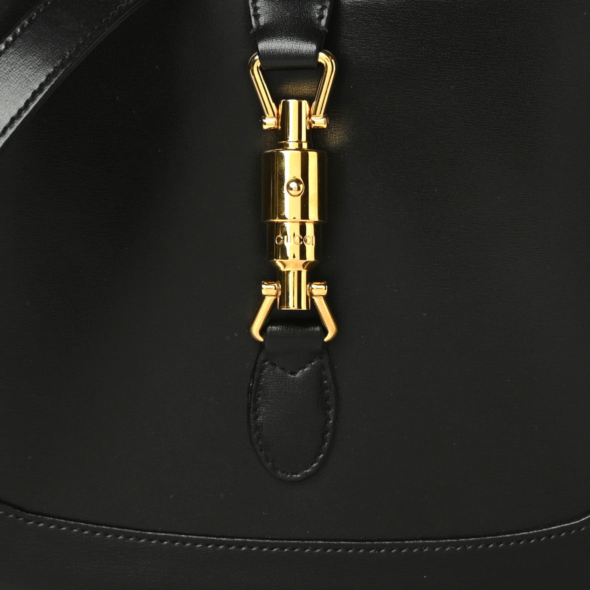 Gucci Boarded Dyana Lux Calfskin Small Jackie 1961 Hobo Black 8 of 11